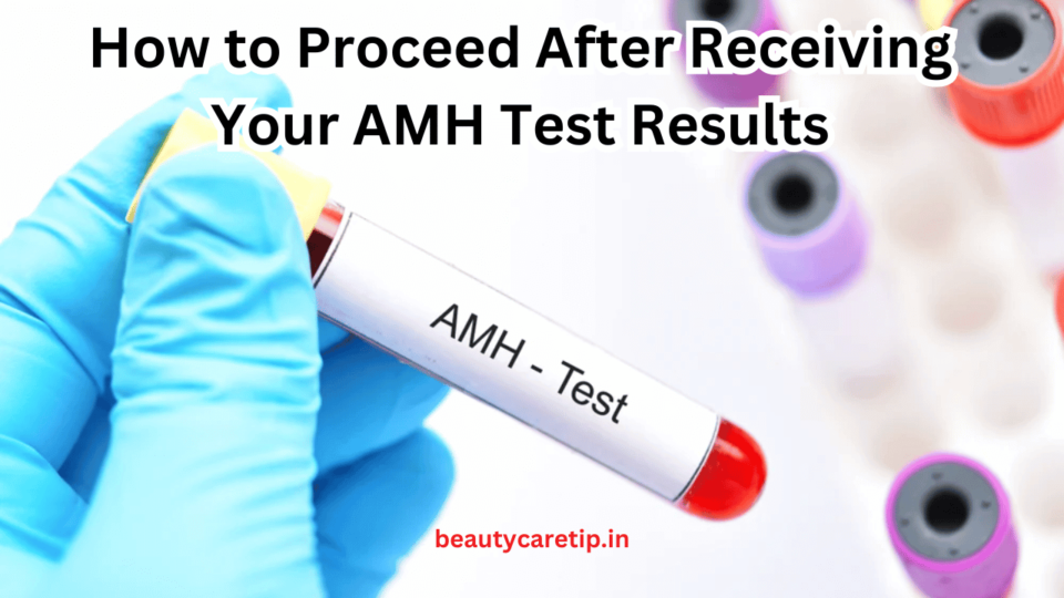 AMH test results displayed with fertility planning options